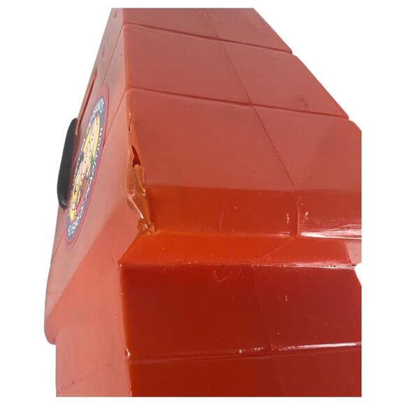 Vintage Snoopy On Red Doghouse Piggy Bank Chex Party Mix Plastic Peanuts - Picture 8 of 12